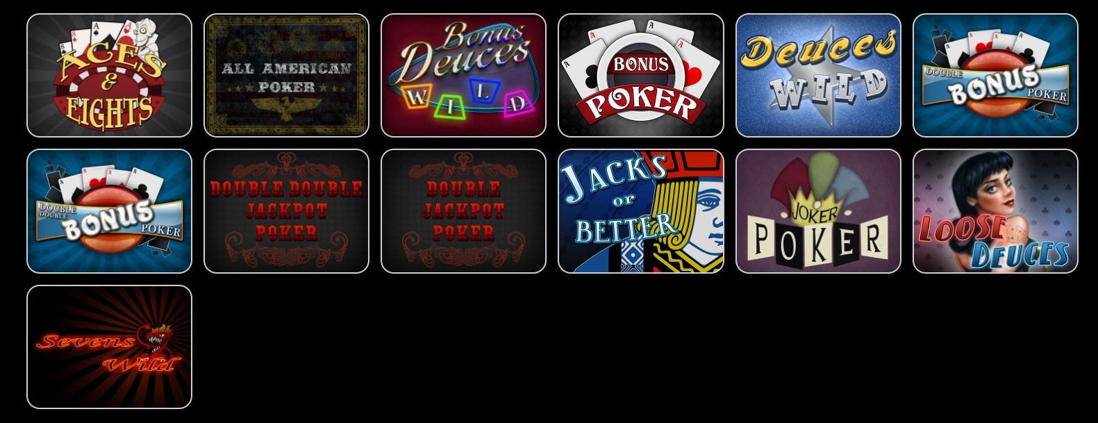 Ozwin Casino Video Poker